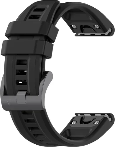 Miniatura 3 de Correas de repuesto para Garmin Fenix 7X, Fenix 6X/Fenix 5X Quickfit, silicona suave, repuesto para Garmin Tactix 7/instinct 2X/Quaitx 3/Tactix DELTA