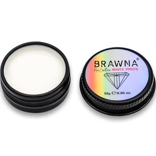 Miniatura 8 de BRAWNA Eyebrow Mapping Kit - 1 Countour White Mapping Paste, 2 Angled Eyebrow Brush - Brow Mapping Supplies - PMU & Microblading Supply