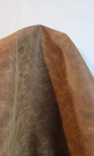 Miniatura 3 de NAT Leathers Ternera Acorn cuero sintético vegano suave de poliuretano (aprobado por Peta) 1 yarda
