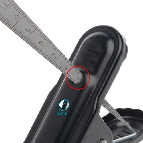 Miniatura 6 de Medidor cónico de 0.039-0.591 in 1/32-5/8 pulgadas de acero inoxidable medidor de soldadura cónico en pulgadas y métrica herramienta de medición