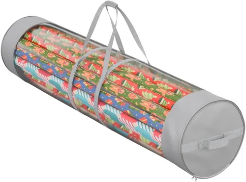 ProPik Bolsa organizadora de papel de regalo para todos tus envoltorios y cintas de regalo, se adapta a rollos largos de 40 pulgadas, soporta hasta