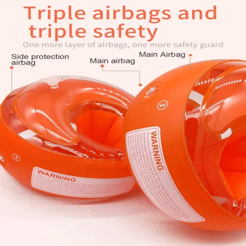 Miniatura 4 de Flotadores de brazo para niños pequeños de 1 a 3 años y flotadores de brazo para piscina de 13 a 44 libras inflables para bebés, flotadores