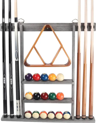GSE Games & Sports Expert Estante de Montaje en Pared con Contador de Puntuación Solamente, Estante de Montaje en Pared Colgante que Sostiene 6/8