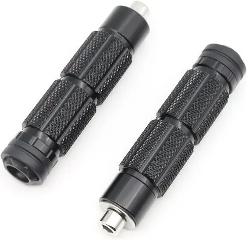 Miniatura 15 de M8 Estriberas Plegables para Motocicleta Estriberas Delanteras Coche Eléctrico Antideslizantes Reposapiés Traseros Bicicleta 90 Grados Fijo Plegable
