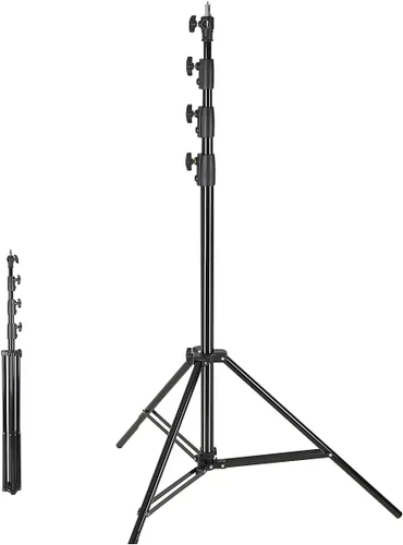 Miniatura 6 de Godox Soporte de luz resistente 290F 9.5 pies (9.5 ft) extra alto Carga máxima de 11 libras (11.0 lbs) Compacto 35 pulgadas plegado