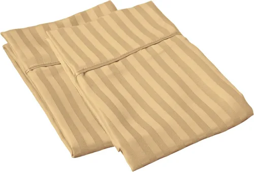 Miniatura 3 de Fundas de almohada de algodón peinado de 600 hilos (paquete de 2) tamaño Queen de 20.0 x 30.0 in, color rosa claro liso Rosa Claro (Sólido)