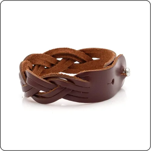Miniatura 4 de Pulsera de cuero trenzado punk rock