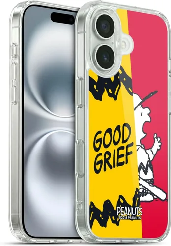Miniatura 262 de Head Case Designs Funda de gel con licencia oficial de Peanuts Snoopy & Woodstock Halfs and Laughs [protección de grado militar] compatible