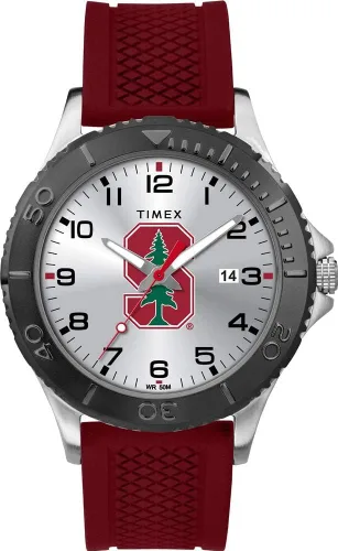 Miniatura 30 de Timex Tribute Men's Collegiate Gamer 42mm Watch – Georgia Bulldogs with Black Silicone Strap Oklahoma Sooners