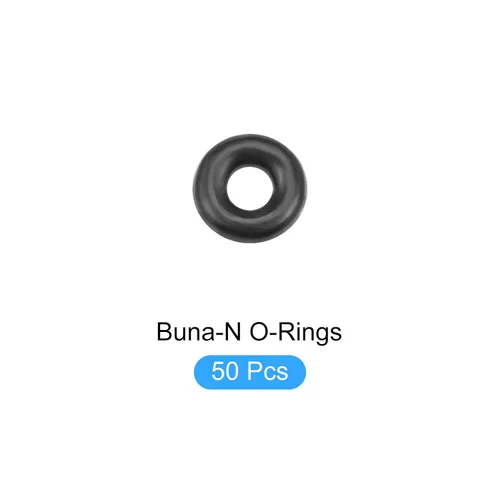 Miniatura 5 de Anillos tóricos de goma de nitrilo Buna-N, [para grifo, manguera de agua, filtro, bomba, tubo de aire, conexiones de gas] - 0.126 x 0.047 x 0.039 in