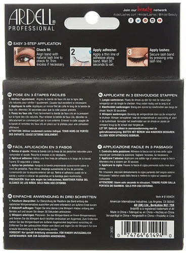 Miniatura 8 de Ardell Paquete de 2 pestañas postizas Demi Wispies Negro Demi Wispies