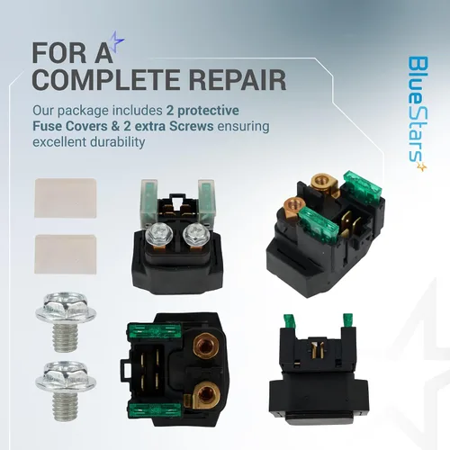 Miniatura 4 de BlueStars 4SV-81940-12-00 Reemplazo del relé solenoide de arranque para Yamaha ATV YFM 350 400 450 660 700 Raptor Grizzly Kodiak Wolverine Big Bear