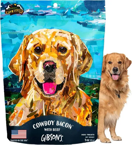 Miniatura 9 de Gibson's Bayou Bacon Golosinas suaves para perros, hechas con carne real, aromáticas y sin granos para entrenar y recompensar a perros de todas