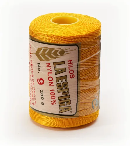 Miniatura 42 de N° 9 - 100% Cordón de Hilo de Nylon Omega para Tejer y Crochet - 01 Blanco