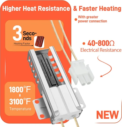 Miniatura 7 de Encendedor de horno de cocina de gas WB13K21 mejorado compatible con G-E Sam-sung 5303935066 DG94-00520A NX58H5600SS NX58h9500WS Repuesto
