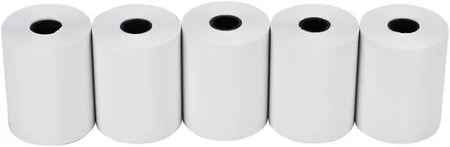 Miniatura 2 de Papel térmico de 2 1/4, 50 rollos para máquina de tarjetas de crédito, rollo de papel de recibo de registro POS (2 1/4 pulgadas x 50 pies)