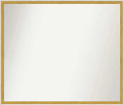 Miniatura 295 de Amanti Art Espejo de baño blanco para sobre el fregadero, 32 x 45 pulgadas, espejo de tocador rectangular blanco esbelto, marco de madera moderno