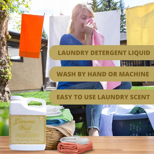 Miniatura 4 de Worldwide Nutrition Paquete Compatible con Tyler Glamorous Wash Diva Detergente Líquido para la Ropa - Lavable a Mano y a Máquina Detergente