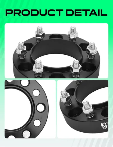 Miniatura 8 de YHTAUTO 6x5.5 Separadores de ruedas centrados en el cubo 1.25 pulgadas se ajustan a Toyota Tacoma Tundra 4Runner FJ Cruiser, modelos Lexus