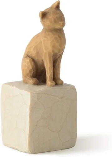 Willow Tree Love My Cat (Ligero), Siempre conmigo, lleno de personalidad, un regalo para celebrar la adopción de una mascota para amantes de los