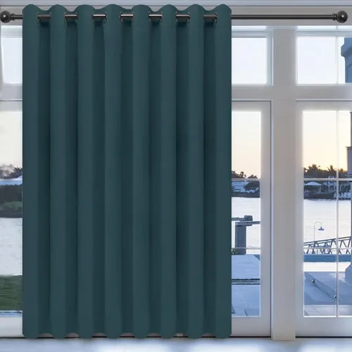 Miniatura 13 de Easy-Going - Cortinas opacas para dormitorio, aislamiento térmico sólido con ojales, cortinas de ventana para reducción de ruido, cortinas