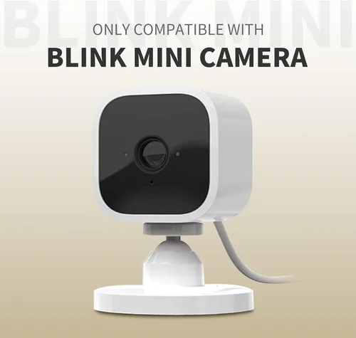 Miniatura 2 de Blink Mini Mount, soporte de pared resistente adhesivo duradero para Blink Mini cámara interior, sin taladros, sin tornillos, decora sin daños