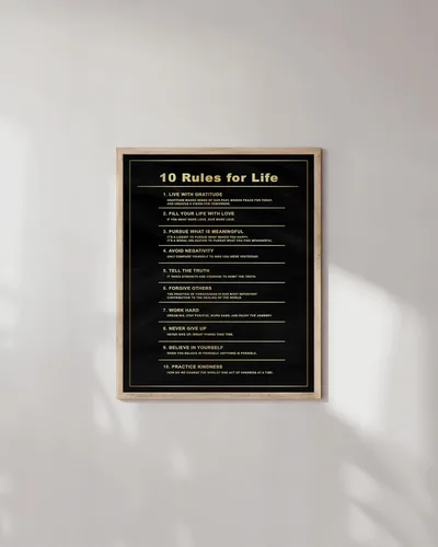 Miniatura 5 de HAUS AND HUES Carteles inspiradores para chicos, carteles de empoderamiento, citas inspiradoras diarias sobre la vida, arte de pared motivacional 10