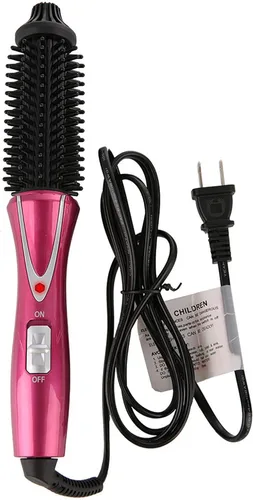 Ejoyous Cepillo de rizador, cepillo mulifuncional para rizar el cabello, cepillo plegable eléctrico, herramienta de belleza portátil para peluquería