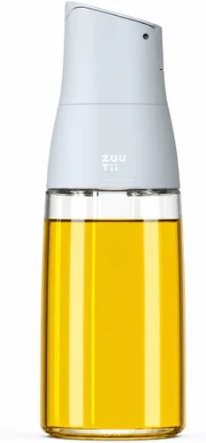 Miniatura 12 de Dispensador de Aceite de Oliva Zuutii, Envase de Aceite sin Goteo para Cocina. Dispensador de Vinagre, Botella de Vidrio para Cocina, 500ML, Crema