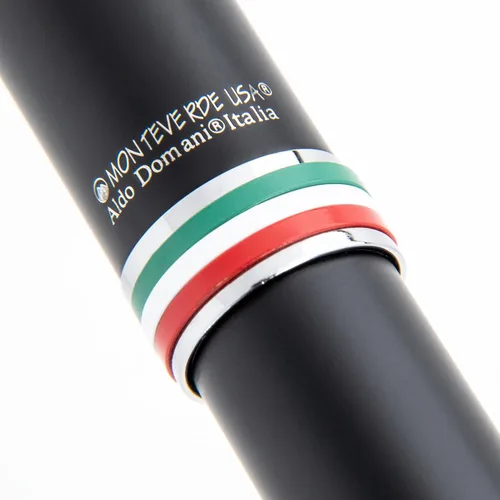 Miniatura 7 de Monteverde USA Aldo Domani - Bolígrafo negro, diseño de lujo inspirado en Italia, experiencia de escritura suave