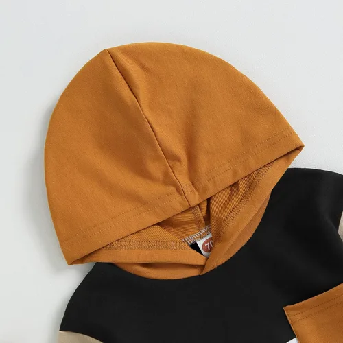 Miniatura 4 de FYBITBO Conjunto de sudadera de otoño e invierno para bebé, sudadera y pantalones deportivos