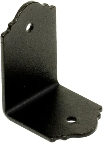 Miniatura 2 de Simpson Strong-Tie APA21 Outdoor Accents Mission Collection ZMAX, ángulo de 90° con recubrimiento en polvo negro para 2X (paquete de 90)