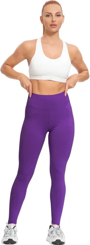Miniatura 5 de Natural Feelings Leggings de talle alto para mujer ultra suaves elásticos opacos delgados para yoga talla única y más