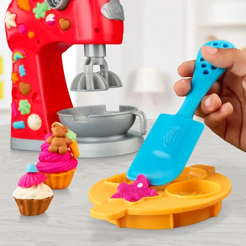 Miniatura 9 de Play-Doh Kitchen Creations Juego de Mezclador Mágico, Mezclador de Juguete con Accesorios de Cocina de Juguete, Artes y Manualidades para Niños de 3