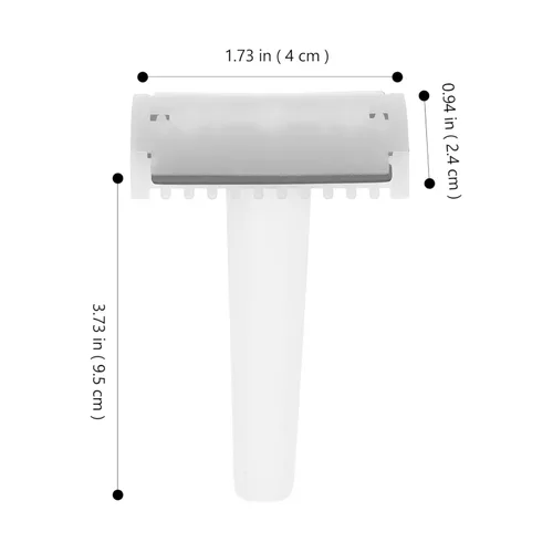 Miniatura 6 de Beaupretty Maquinilla de afeitar desechable para mujer, afeitadora corporal desechable, removedor de pelo manual para mujeres y hombres con piel