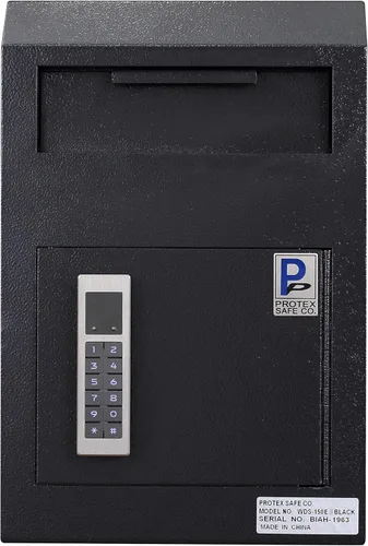 Miniatura 2 de ProtexSafe Wall Mount Drop Box (WDS-150E II), bisagra de piano, sugerencias seguras, boletas, llaves, correo, dinero, cheques de alquiler y más
