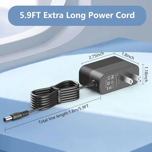 Miniatura 5 de Cargador de 26 V para aspiradora inalámbrica de repuesto para Tikom V500, Suirviz U8 adaptador de cargador de aspiradora inalámbrica