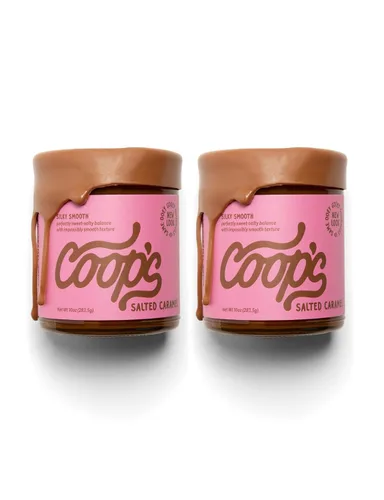 Miniatura 16 de Salsa de Caramelo Salado Coop's: Rica y Mantecosa, Gourmet, Todo Natural, Hecha a Mano, Sin Gluten, Sin GMO, Premiada, Toppings para Helado