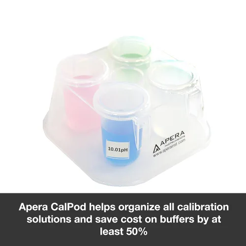 Miniatura 3 de APERA INSTRUMENTS AI209-T Value Series PH20 Kit combinado de probador de pH que incluye el juego de mantenimiento y un soporte de solución CalPod