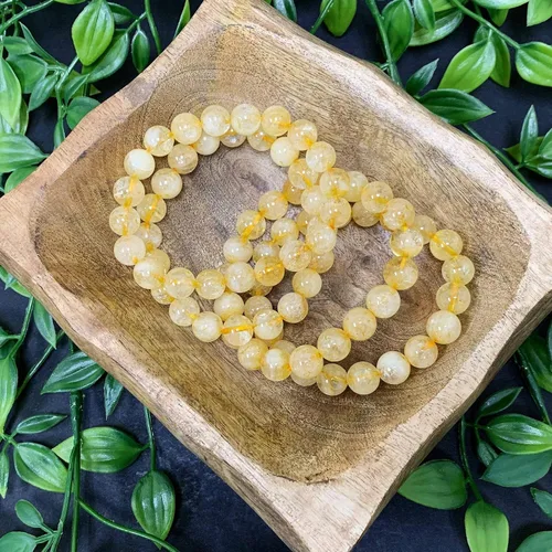 Miniatura 198 de Gem Avenue Handmade Round Bead Stretch Bracelet Unisex Natural Stone Beaded Jewelry for Men & Women, Elastic Wristband for Daily Wear