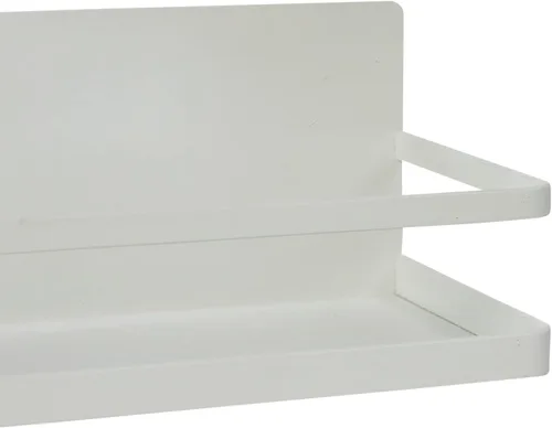 Miniatura 6 de Household Essentials Organizador de especias magnético de metal, color blanco