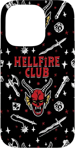 Miniatura 16 de Funda con patrón Hellfire Club de Stranger Things para iPhone 11 Pro Max