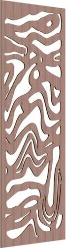 Miniatura 141 de 9 3/8"W x 24 3/8"H x 1/4"T Northfield Decorativos Paneles de Pared de Madera Calado, Abedul