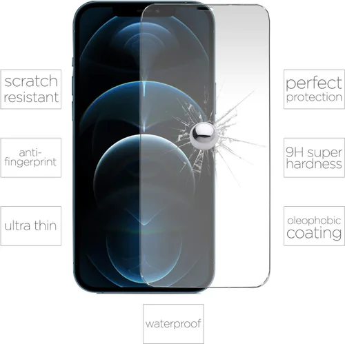 Miniatura 3 de Protector de pantalla de vidrio templado para iPhone 12 Pro Max (paquete de 3)
