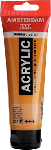 Miniatura 28 de Amsterdam Serie Estándar Tubo de Pintura Acrílica 120ml Azo Naranja 276 (17092762)