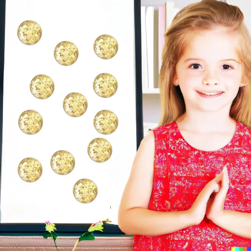 Miniatura 4 de Juego de 12 imanes de cristal fuertes para nevera, pizarra blanca, gabinete, pizarra de borrado en seco, juego de clips magnéticos resistentes