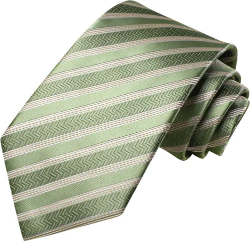 Miniatura 275 de Hi-Tie Corbatas de seda para hombre, diseño de cachemira a rayas, con bolsillo, gemelos cuadrados, conjunto formal de negocios