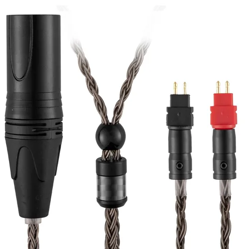 Miniatura 11 de Cable equilibrado de 0.098 pulgadas compatible con auriculares Sennheiser HD650, HD600, HD580, HD660S, HD660S2, HD58X, HD6XX de 16 núcleos chapados