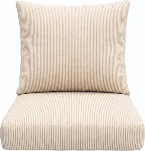 Miniatura 57 de RSH DECOR: Sunbrella - Cojín de asiento profundo con respaldo de almohada, asiento de 23 x 24 x 5 pulgadas, tela de rendimiento resistente al agua