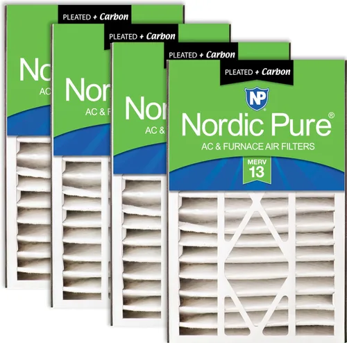 Miniatura 42 de Nordic Pure 16 x 25 x 5 (tamaño real: 15 5/8 x 24 1/8 x 4 7/8) Filtro de aire Air Bear Merv 8 de repuesto para reducción de olores de carbono puro